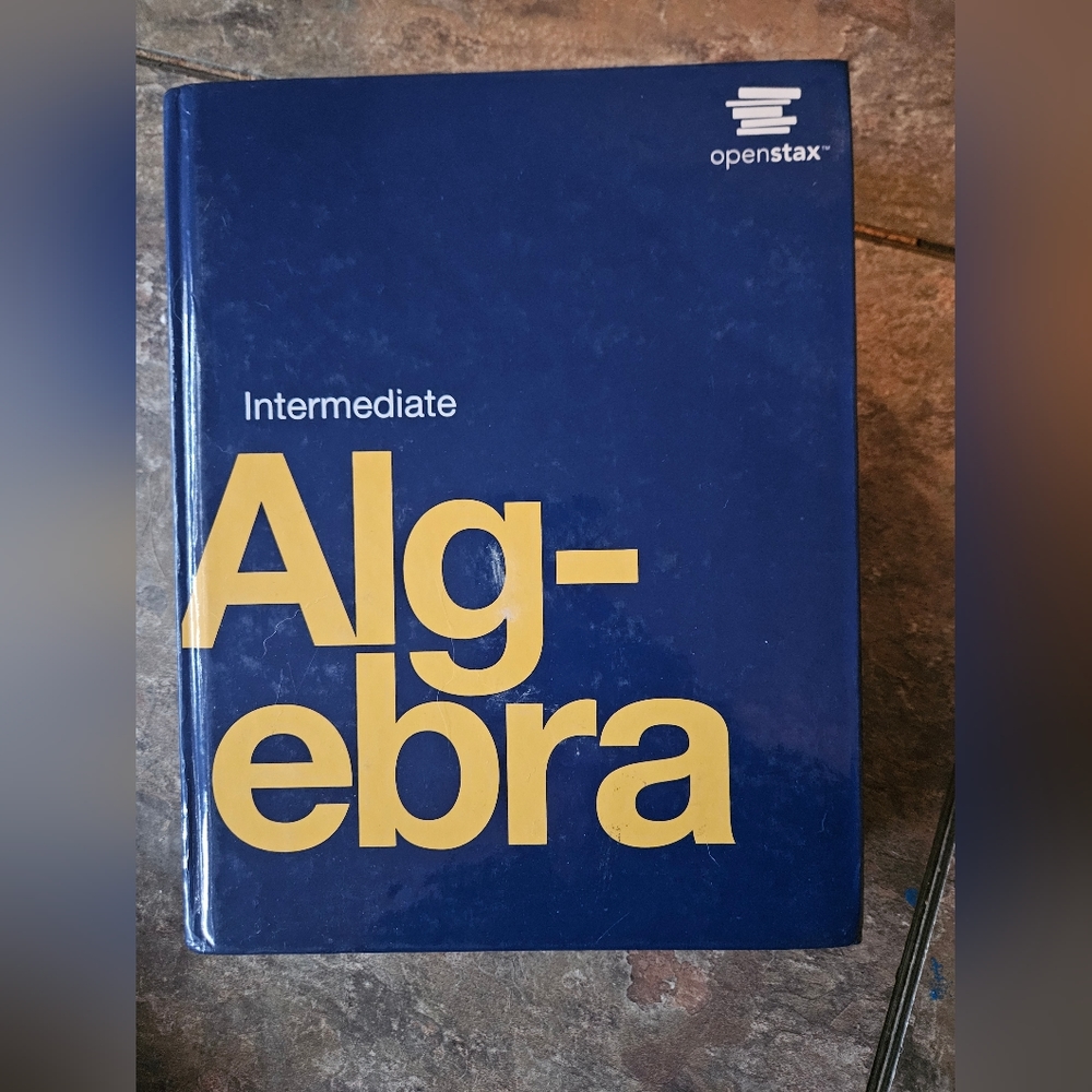Intermediate Algebra College Textbook